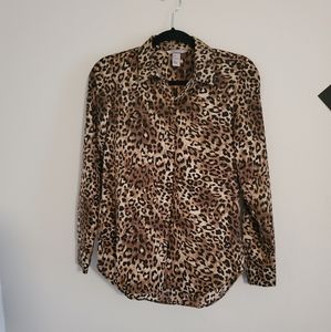 Leopard Print Blouse